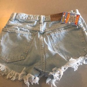 Never Worn Distressed Jean Shorts- size 8